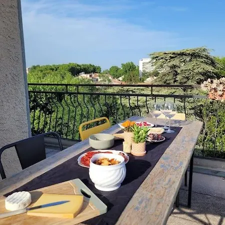 Ferienwohnung Mini Penthouse Avignon Exterior foto